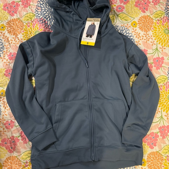 NWT small blue mondetta Hooded full zip - Picture 1 of 3